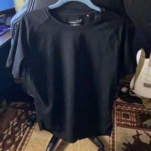 Tezo Gym Collection Black Muscle Shirt